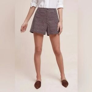 Anthropologie Cartonnier Side Button High Waisted Shorts Size 4